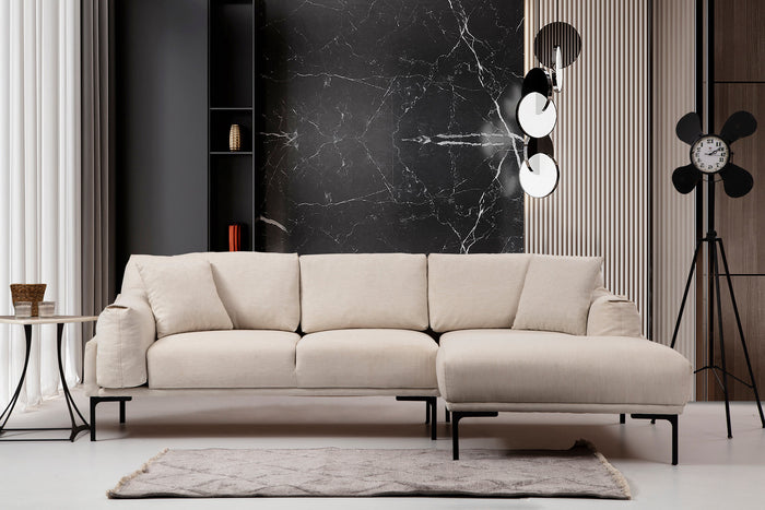 dimehouse Hoekbank Rechts Leo Crème