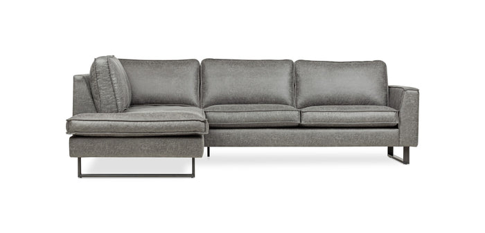 Dimehouse Hoekbank Tulin Grijs Microvezel Links