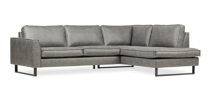 Dimehouse Hoekbank Tulin Grijs Microvezel Rechts