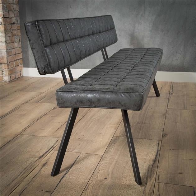 Dimehouse Industriële Eetkamerbank Madrid 150 Cm