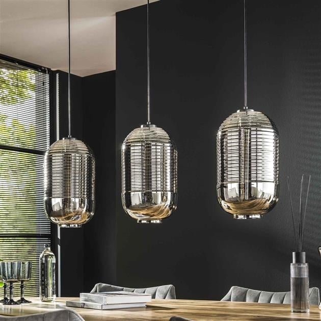 Dimehouse Industriële Hanglamp James 3-lichts Tub