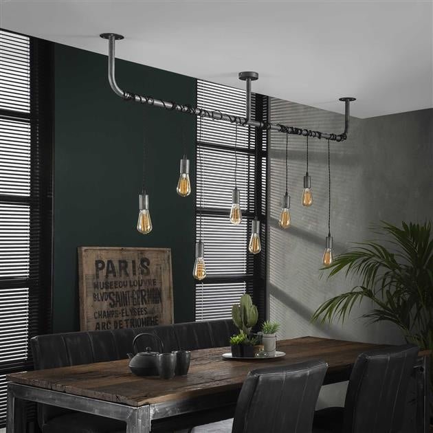 Dimehouse Industriële Hanglamp Willow 8-lichts