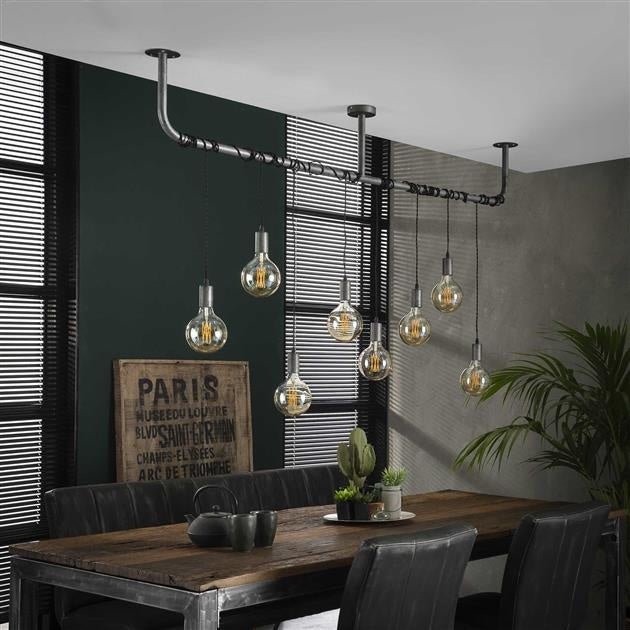 Dimehouse Industriële Hanglamp Willow 8-lichts