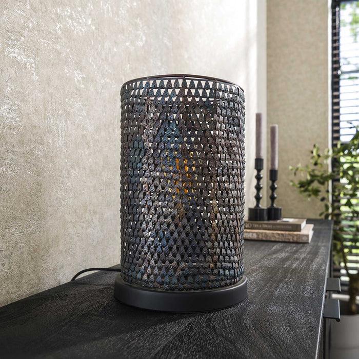 Dimehouse Industriële Tafellamp Jay Zwart Bruin