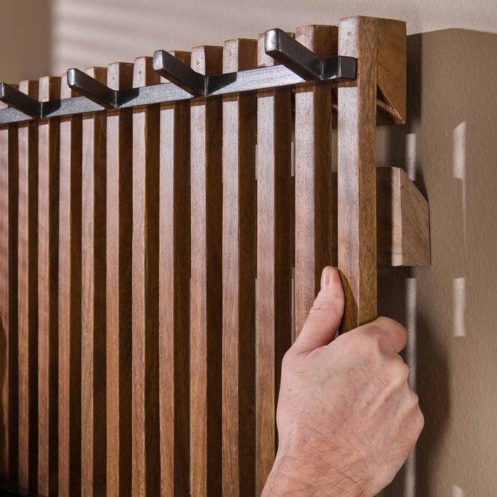 Dimehouse Kapstok 14-Haaks Mangohout Vera