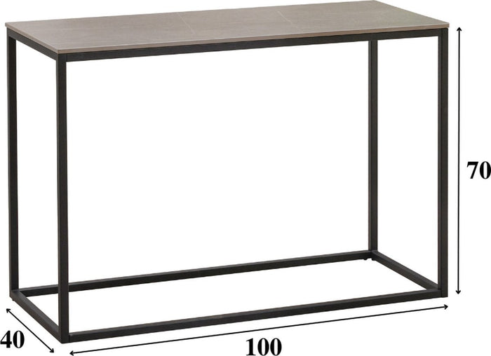 Dimehouse Kaptafel Fien Grijs Marmerlook 100x40 Cm
