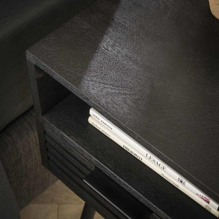 Dimehouse Nachtkastje Zwart Hazel Mangohout 1 Lade