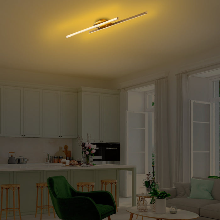 Dimehouse Plafondlamp Goud Metaal Hawk