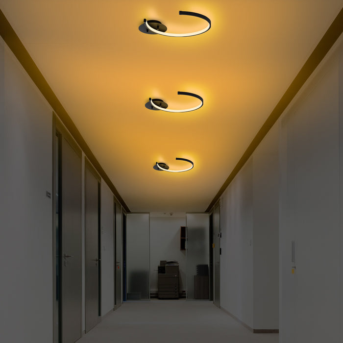 Dimehouse Plafondlamp Zwart Metaal Lunaris