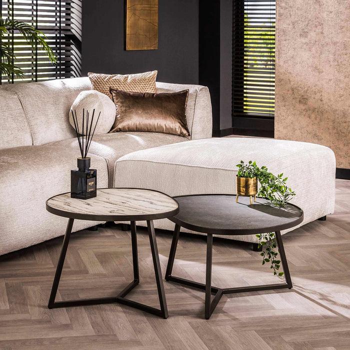 dimehouse Salontafel Set van 2 Logan Leisteen