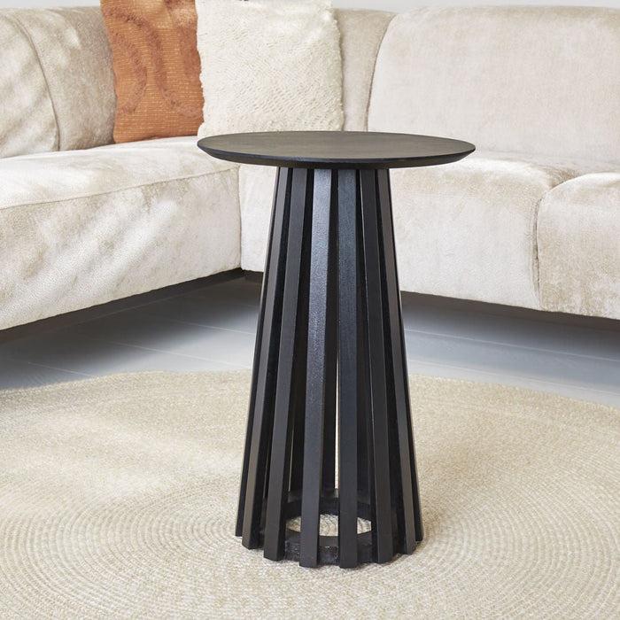 dimehouse Salontafel Zwart Rory Acaciahout Rond