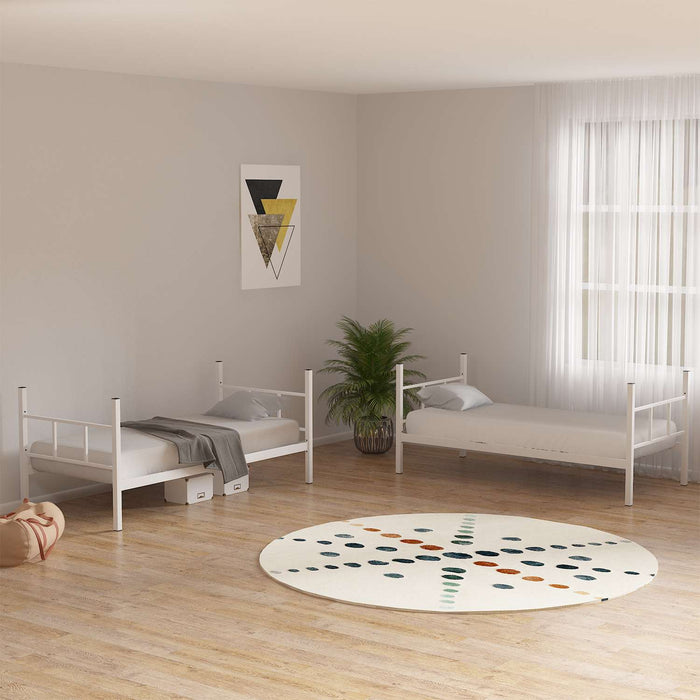 Dimehouse Stapelbed Kinderen - Wit - 190x90 Cm