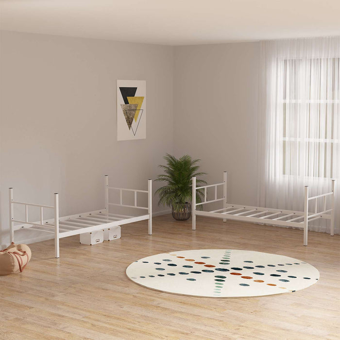 Dimehouse Stapelbed Kinderen - Wit - 200x90 Cm