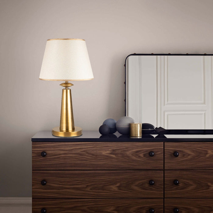 dimehouse Tafellamp Koperkleurig Stof Arboria