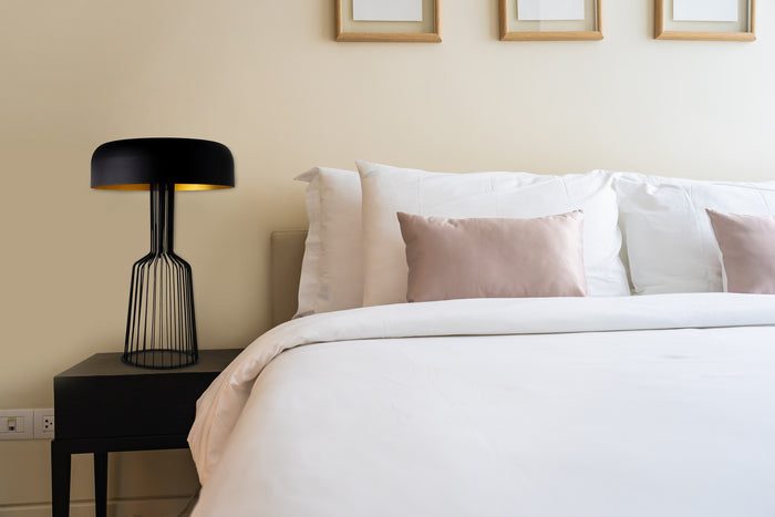 dimehouse Tafellamp Zwart Goud Metaal Quartz