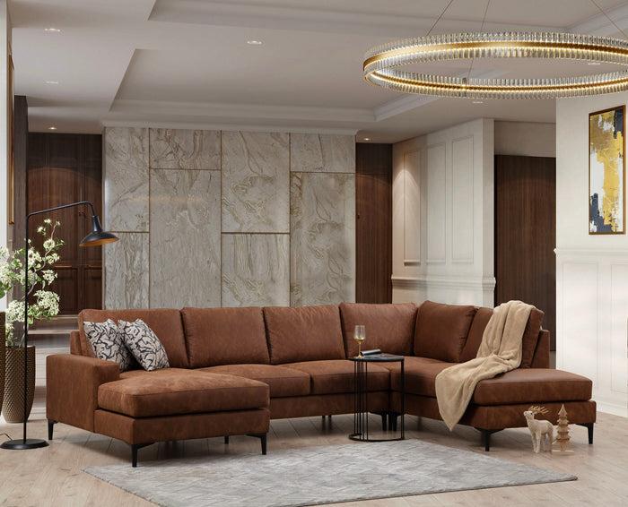 dimehouse U Hoekbank Rechts Porto Camel