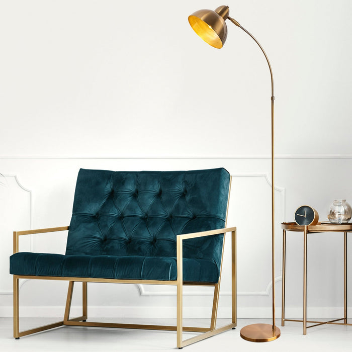 dimehouse Vloerlamp Bronskleurig Metaal Bane