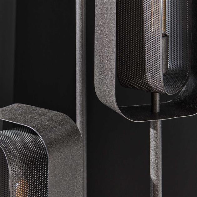 Dimehouse Vloerlamp Jeff 3-lichts Mesh Rotate