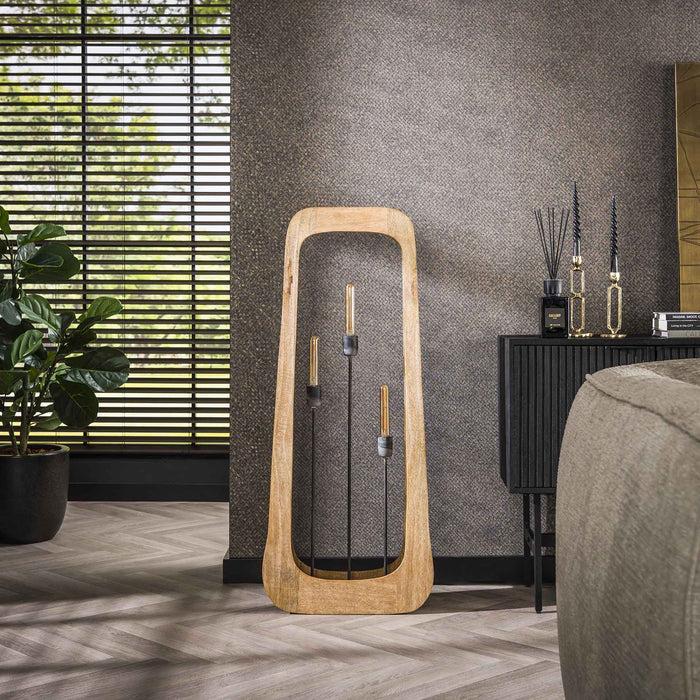 Dimehouse Vloerlamp Organisch Akira Mangohout 3L
