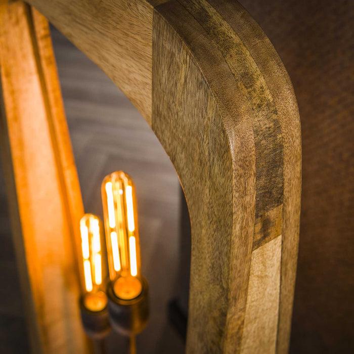 Dimehouse Vloerlamp Organisch Akira Mangohout 3L