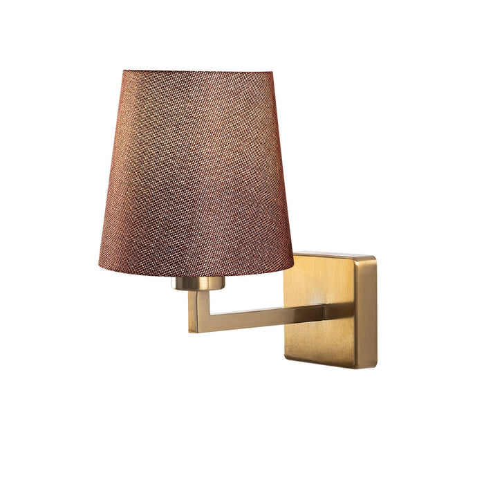 Dimehouse Wandlamp 1-lichts Goud Stof Ashburn