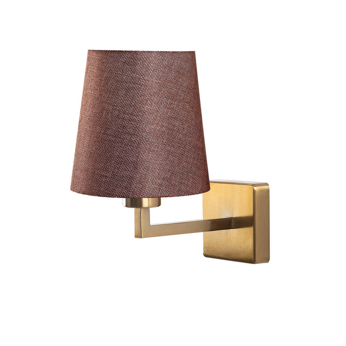 Dimehouse Wandlamp 1-lichts Goud Stof Ashburn