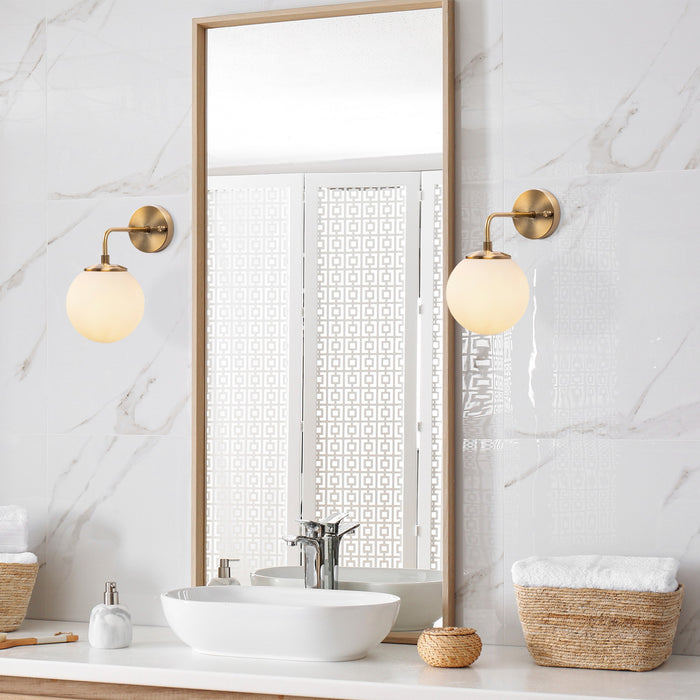 Dimehouse Wandlamp Bronskleurig Glas Brim