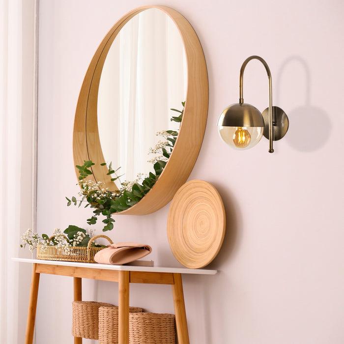 dimehouse Wandlamp Bronskleurig Glas Carina