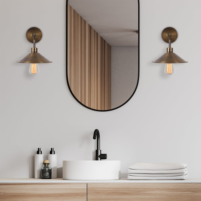 dimehouse Wandlamp Bronskleurig Metaal Allure