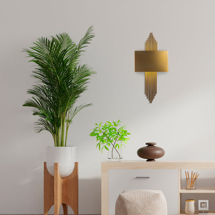 dimehouse Wandlamp Bronskleurig Metaal Andes