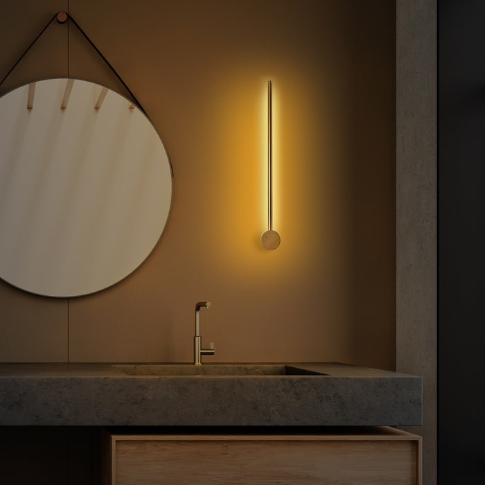 Dimehouse Wandlamp Goud 62 Cm Metaal Vortex