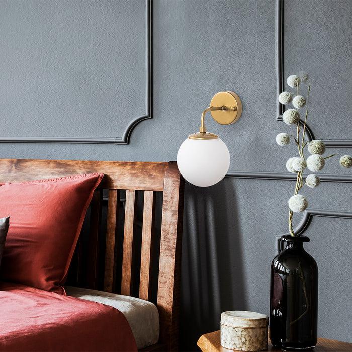 dimehouse Wandlamp Goud Glas Elio