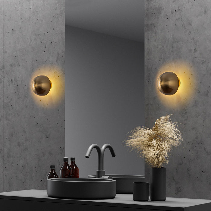 Dimehouse Wandlamp Goud Metaal Dusk