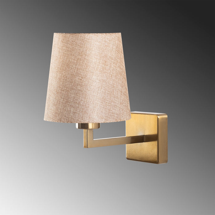 Dimehouse Wandlamp Goud Stof Ashburn