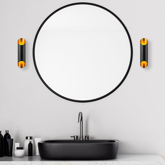 Dimehouse Wandlamp Zwart Goud Metaal Juniper