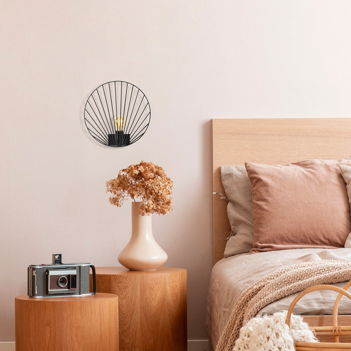 dimehouse Wandlamp Zwart Metaal Arbor