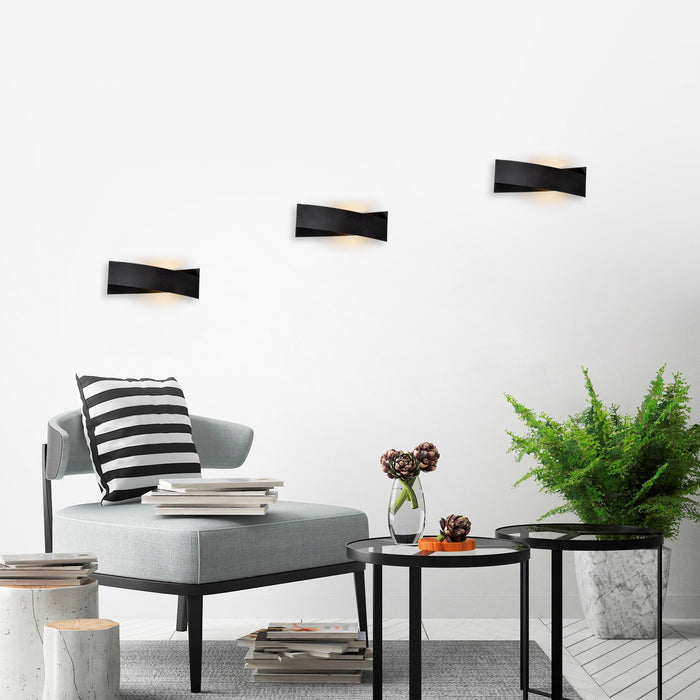 Dimehouse Wandlamp Zwart Metaal Nebula