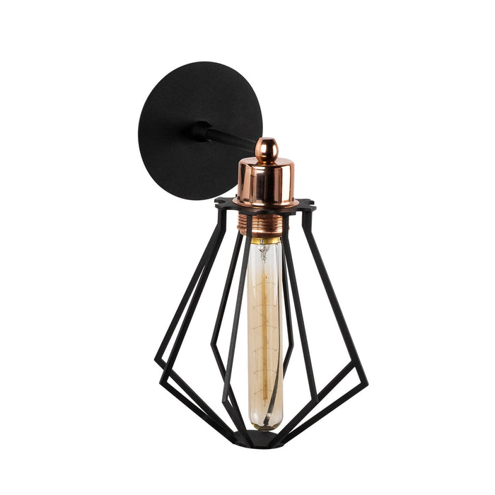 Dimehouse Wandlamp Zwart Metaal Palisade