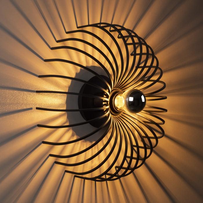 dimehouse Wandlamp Zwart Metaal Poise