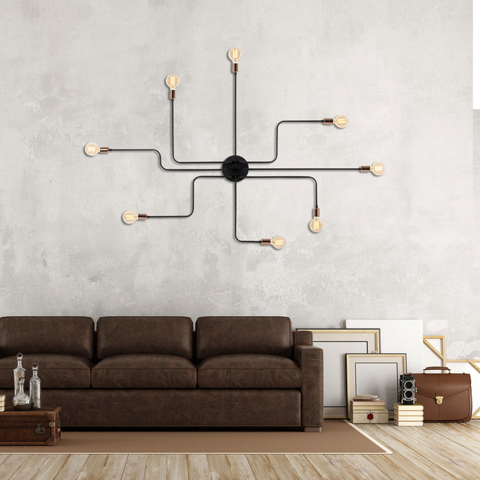 dimehouse Wandlamp Zwart Metaal Striker