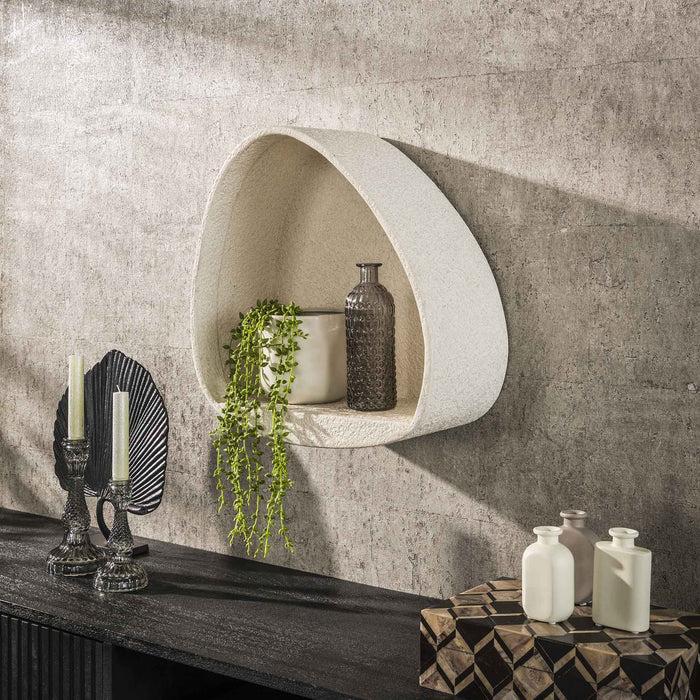 dimehouse Wandrek Zaya driehoekig marmer composiet