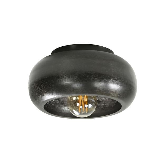 Dimehouse Zwarte Plafondlamp Skyler Rond Ø34