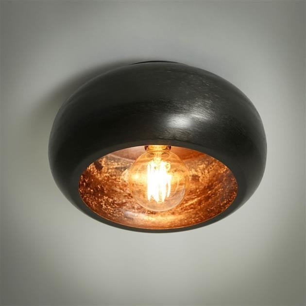 dimehouse Zwarte plafondlamp Skyler Rond Ø34
