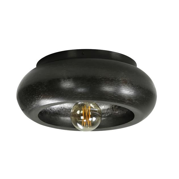 Dimehouse Zwarte Plafondlamp Skyler Rond Ø42