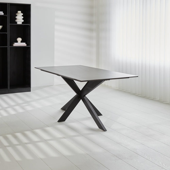 Dimehouse Eettafel Edin Sintered Stone Marmerlook Zwart