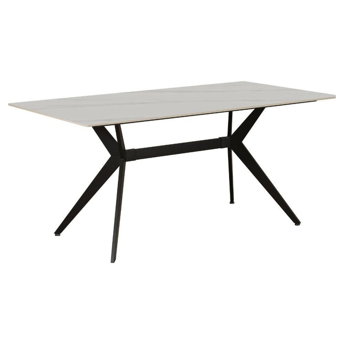 Dimehouse Eettafel Grace Sintered Stone Marmerlook Wit