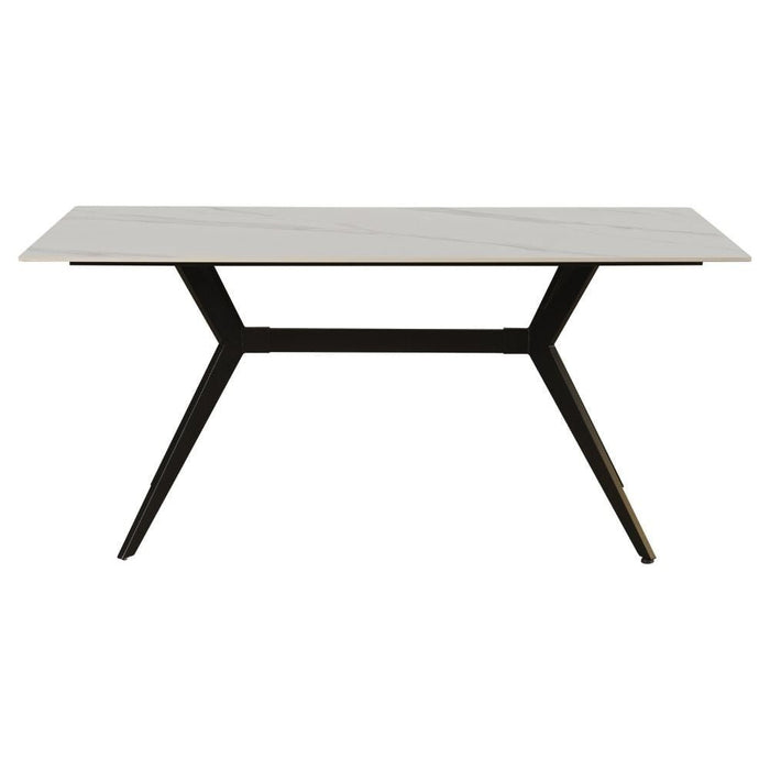 Dimehouse Eettafel Grace Sintered Stone Marmerlook Wit