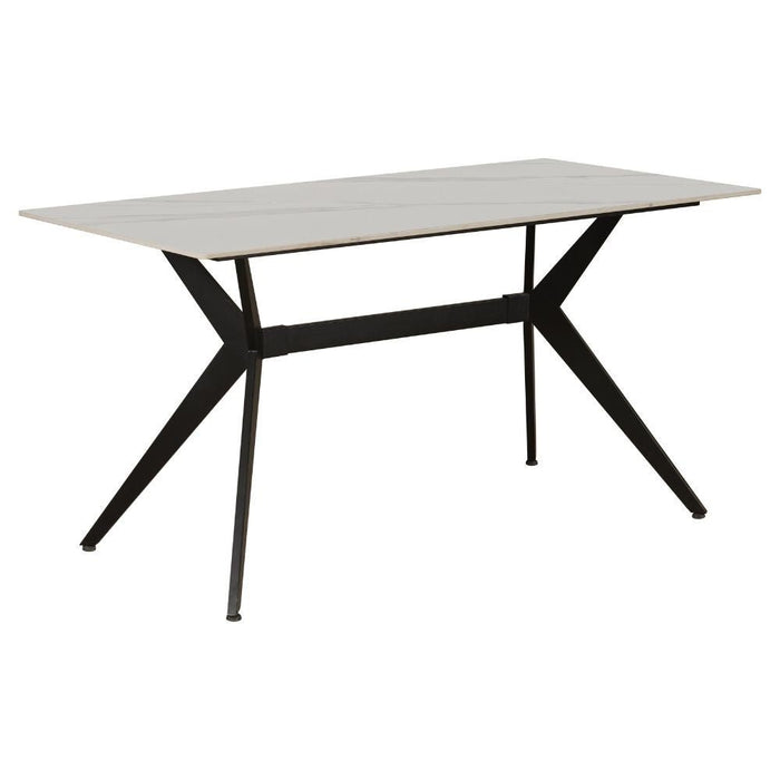 dimehouse Eettafel Grace Sintered Stone Marmerlook Wit