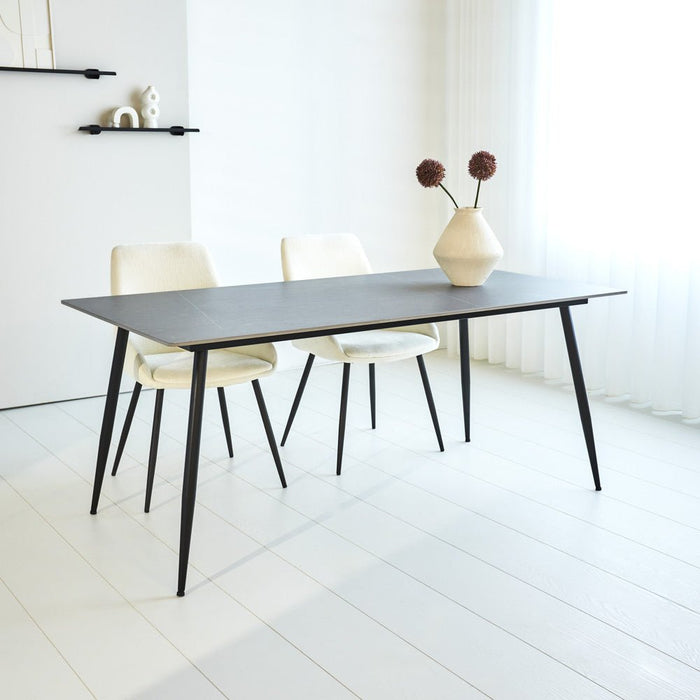 Dimehouse Eettafel Jules Sintered Stone Marmerlook Grijs