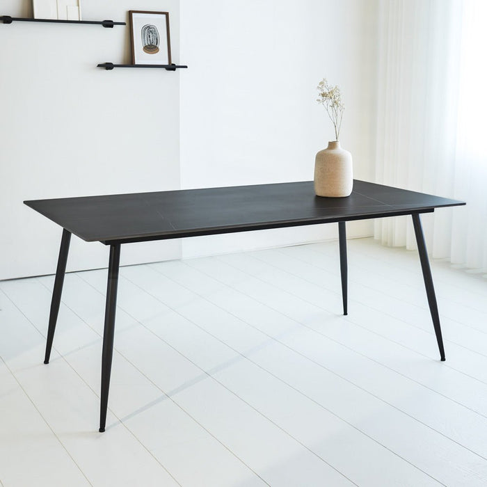 Dimehouse Eettafel Jules Sintered Stone Marmerlook Zwart